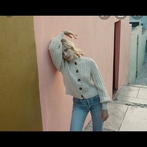 Doen Cardiff cardigan 💯 cotton sz medium